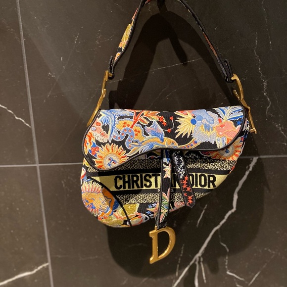 Christian Dior Saddle Bag - multi color - Picture 4 of 5
